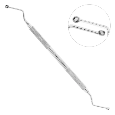 Ложка кюретажная Martin, круглая, изогнутая, 4,0 мм, 25-13*