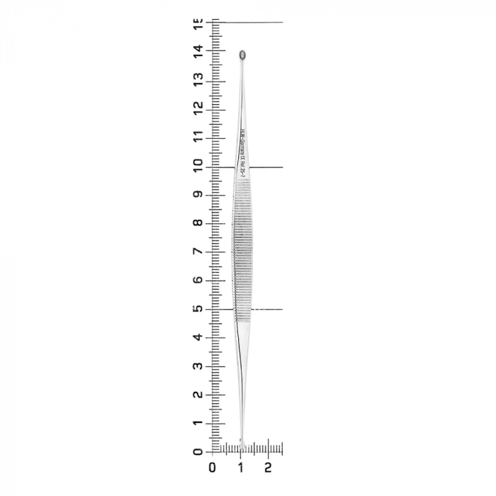 Ложка кюретажная Williger, овальная, прямая, 2,0-2,5 мм, 25-7*