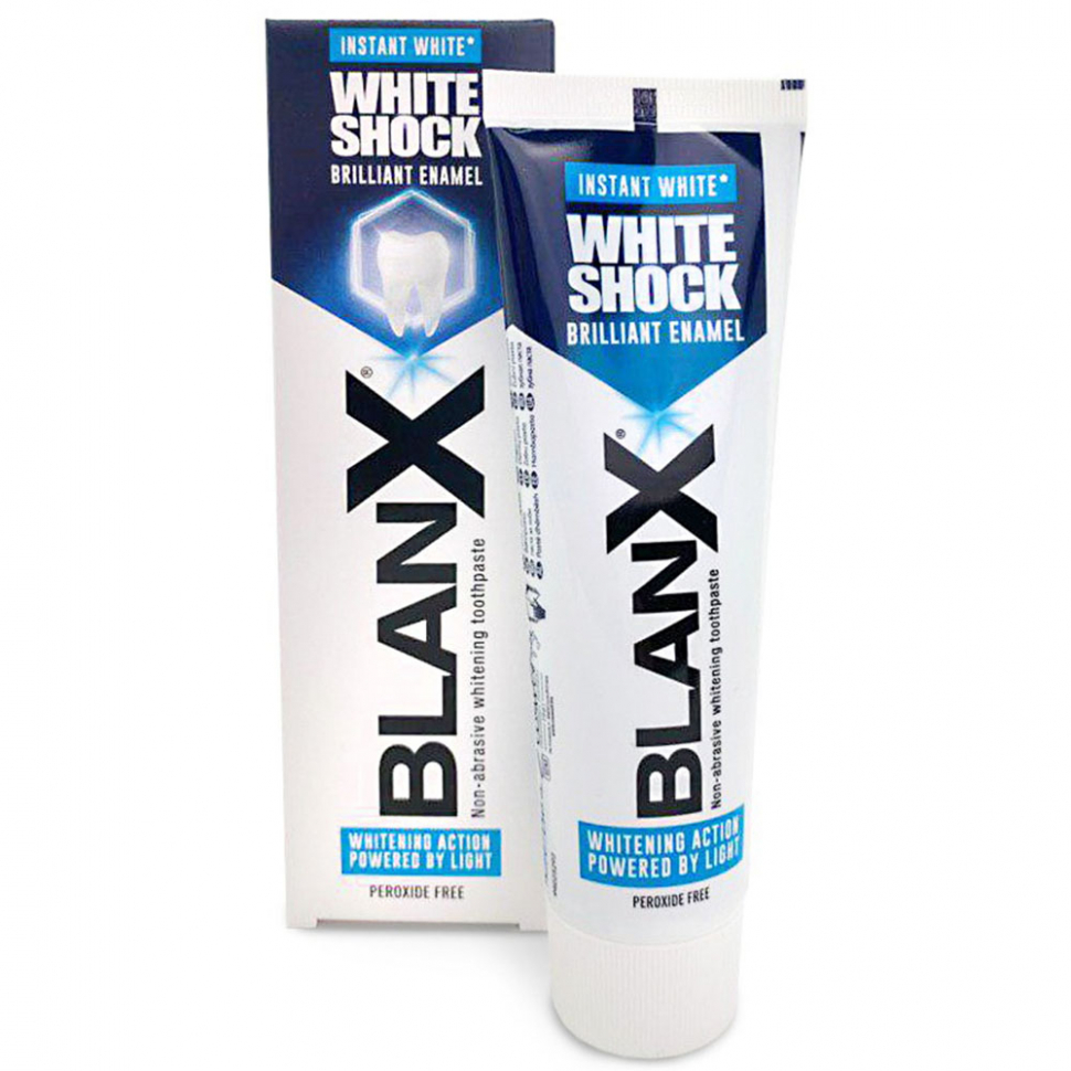 Зубная паста BlanX White Shock Instant White, 75 мл