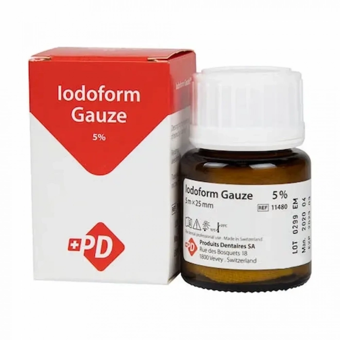 Iodoform Gauze - повязка йодоформная 5%, 5 м x 20 мм
