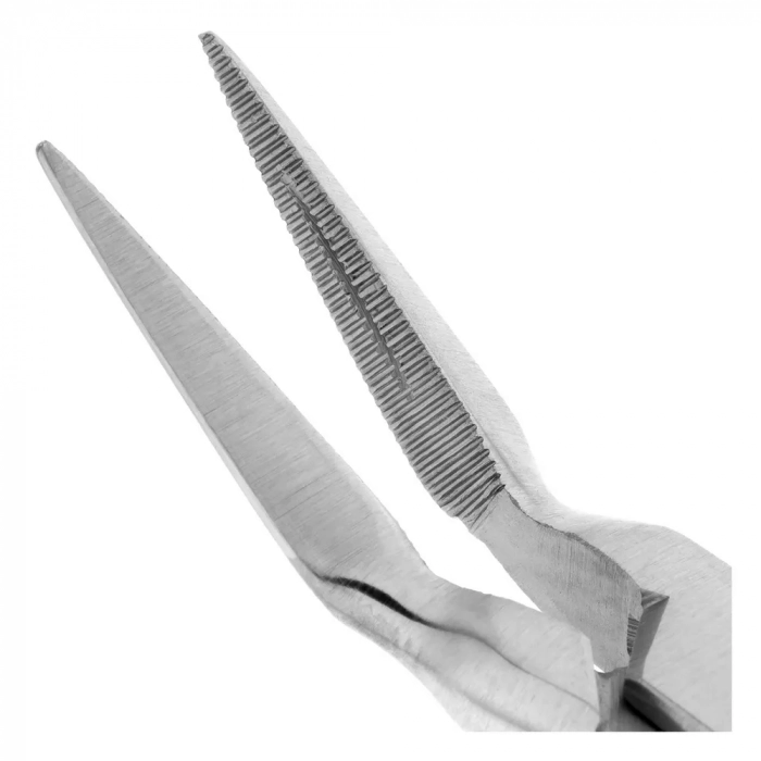 Зажим для удаления костного фрагмента и мелкого инструмента Stieglitz с обратной пружиной, 13,5 см, 13-60S*