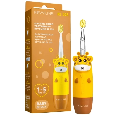 Электрическая зубная щетка Revyline RL 025 Baby Желтая