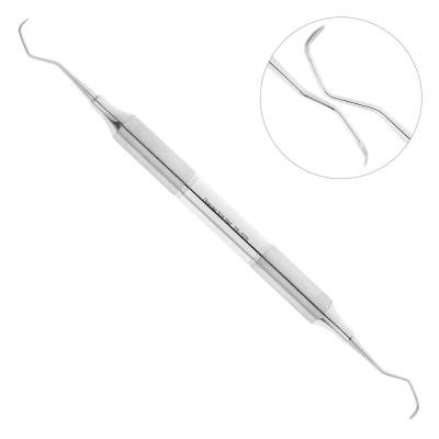 Кюрета Gracey форма 3/4, ручка DELUXE, ø 10 мм, 26-37B*