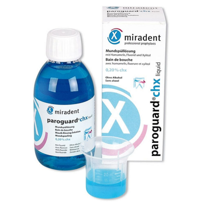 Ополаскиватель Miradent Paroguard chx 0,2%, 200 мл