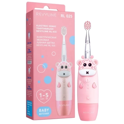 Электрическая зубная щетка Revyline RL 025 Baby Розовая