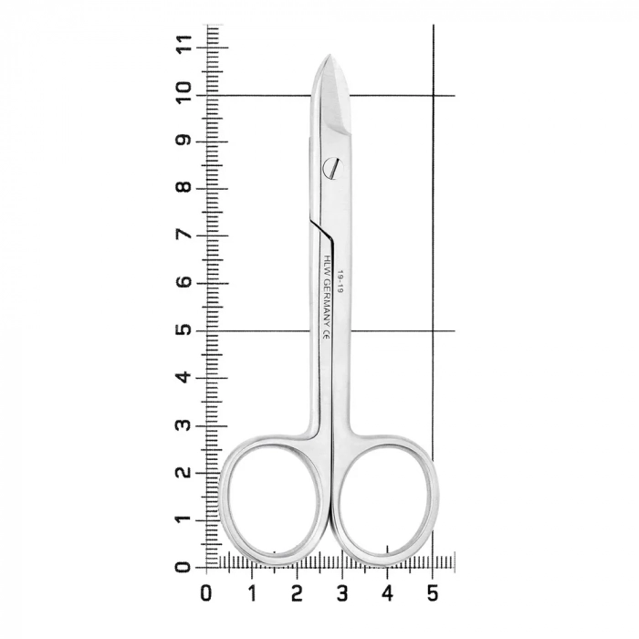 Ножницы коронковые прямые, 10,0 см, 19-19*