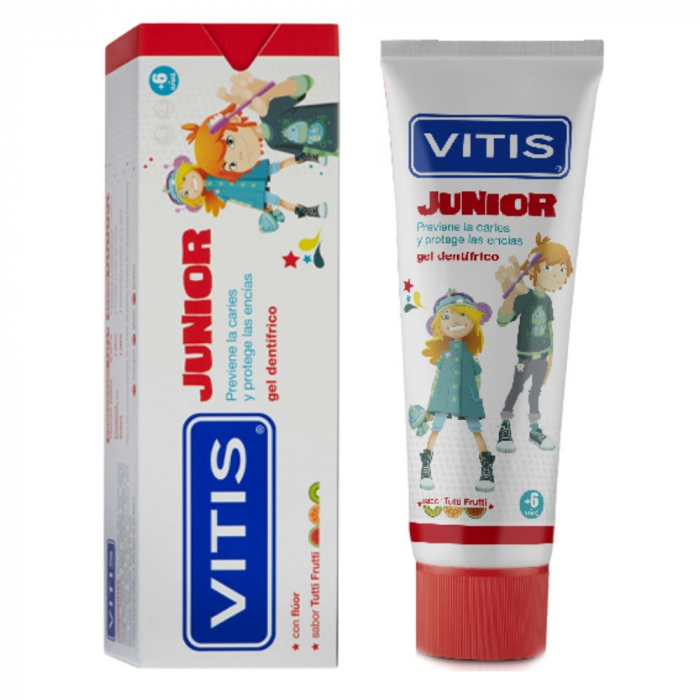 Зубная паста-гель VITIS Junior детская 6+