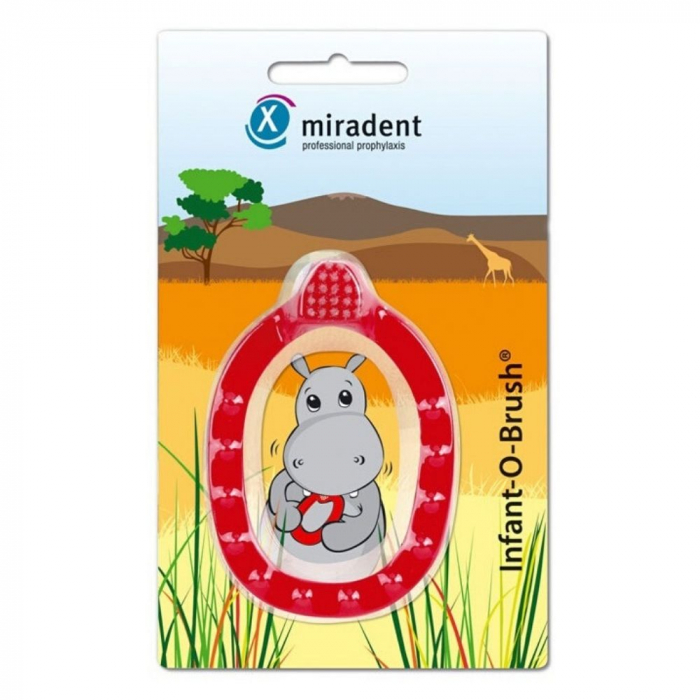 Зубная щетка Miradent Infant-O-Brush красная