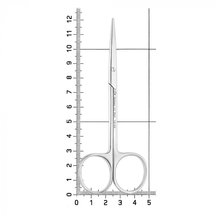 Ножницы хирургические прямые Metzenbaum, 12,0 см, прямые, тупой кончик, 19-25*