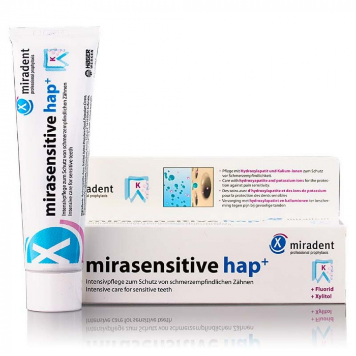 Зубная паста Miradent Mirasensitive hap+, 50 мл